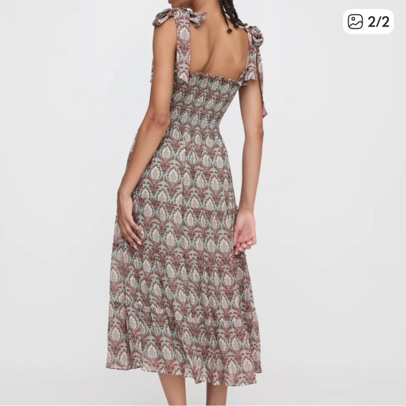 NWT The Ribbon Ellie Nap Dress - Sage pinecone - small - Picture 2 of 3